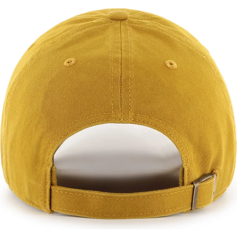 bone-curvo-amarelo-ajustavel-clean-up-flat-gold-da-new-york-yankees-mlb-da-47-brand