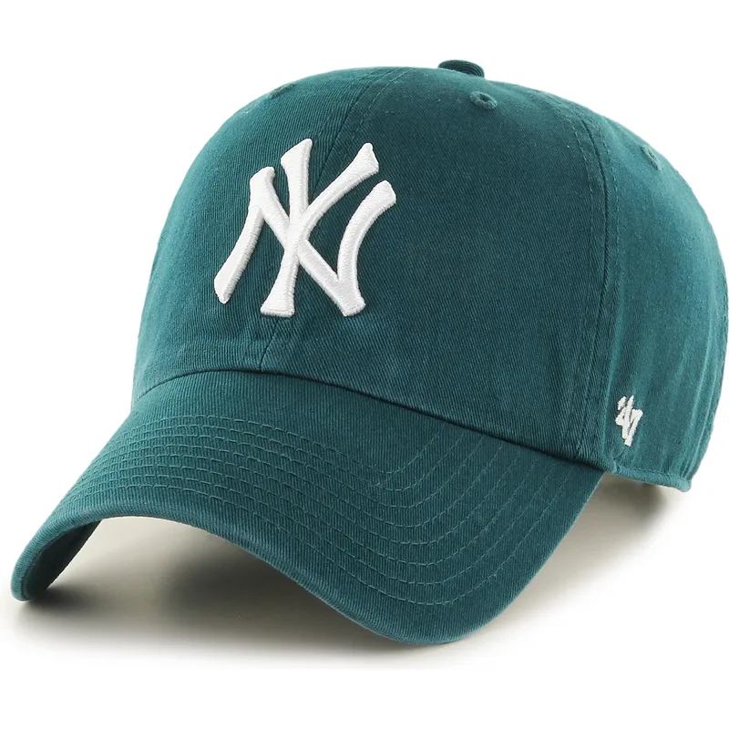 bone-curvo-verde-ajustavel-clean-up-pacific-green-da-new-york-yankees-mlb-da-47-brand