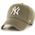 bone-curvo-verde-ajustavel-clean-up-sandalwood-da-new-york-yankees-mlb-da-47-brand