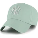 bone-curvo-verde-ajustavel-com-logo-verde-clean-up-no-loop-label-da-new-york-yankees-mlb-da-47-brand