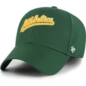 bone-curvo-verde-ajustavel-mvp-ballpark-script-shot-da-oakland-athletics-mlb-da-47-brand