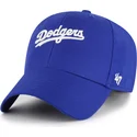 bone-curvo-azul-ajustavel-mvp-ballpark-script-shot-da-los-angeles-dodgers-mlb-da-47-brand