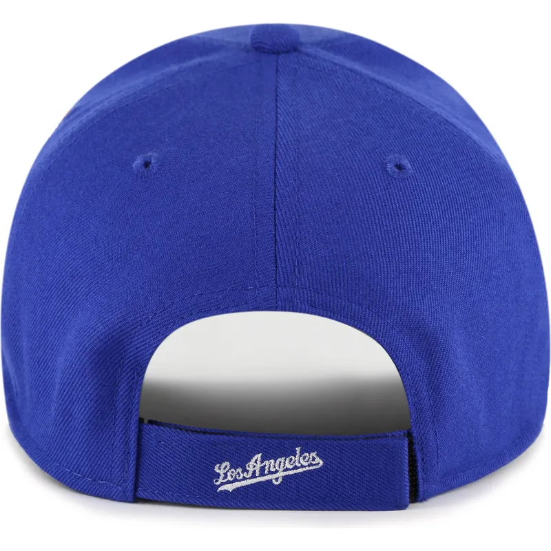 bone-curvo-azul-ajustavel-mvp-ballpark-script-shot-da-los-angeles-dodgers-mlb-da-47-brand