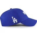 bone-curvo-azul-ajustavel-mvp-ballpark-script-shot-da-los-angeles-dodgers-mlb-da-47-brand