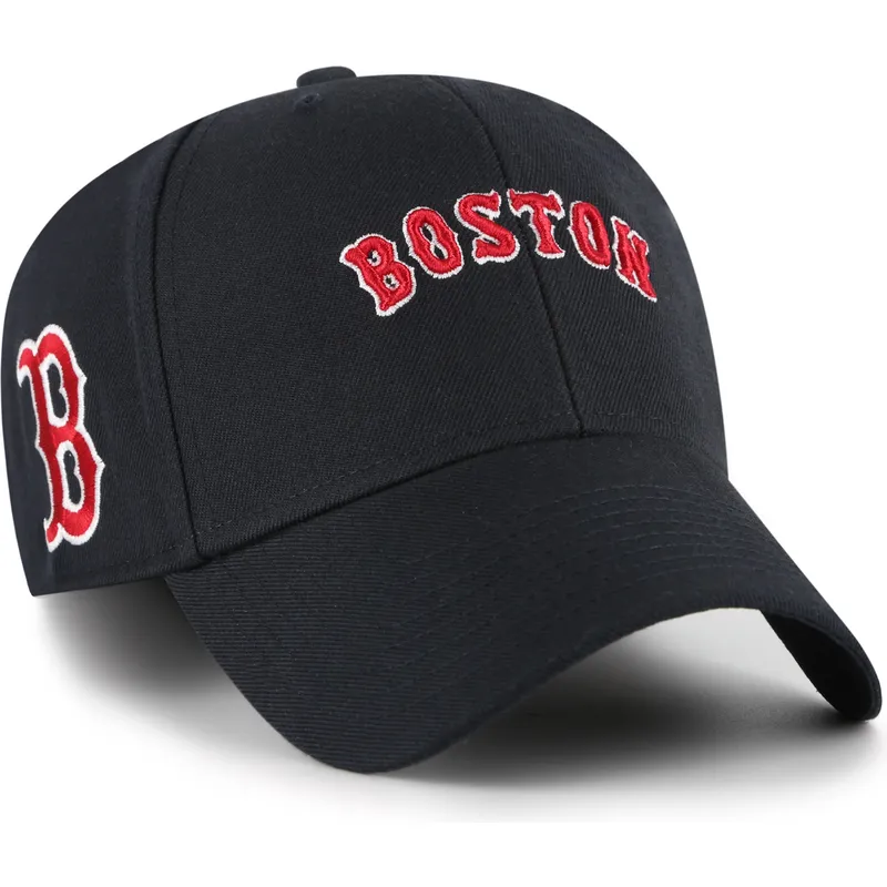 bone-curvo-azul-marinho-ajustavel-mvp-ballpark-script-shot-da-boston-red-sox-mlb-da-47-brand