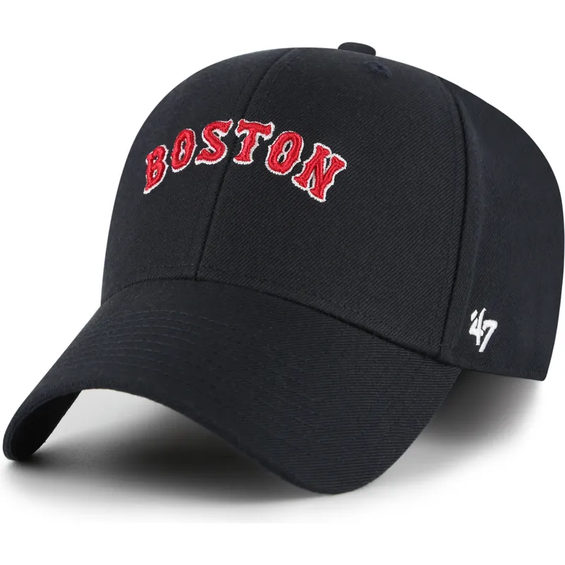 bone-curvo-azul-marinho-ajustavel-mvp-ballpark-script-shot-da-boston-red-sox-mlb-da-47-brand