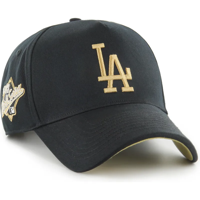 bone-curvo-preto-snapback-mvp-dt-sure-shot-two-tone-cotton-da-los-angeles-dodgers-mlb-da-47-brand