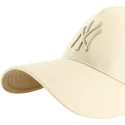 bone-curvo-bege-snapback-com-logo-bege-mvp-dt-sure-shot-two-tone-cotton-da-new-york-yankees-mlb-da-47-brand