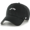 bone-curvo-preto-ajustavel-clean-up-base-runner-script-da-new-york-yankees-mlb-da-47-brand