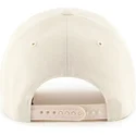 bone-curvo-bege-snapback-com-logo-bege-mvp-da-new-york-yankees-mlb-da-47-brand