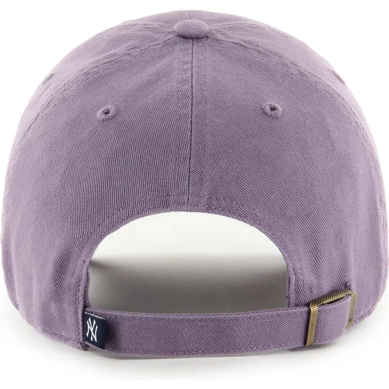 bone-curvo-violeta-ajustavel-com-logo-violeta-clean-up-iris-da-new-york-yankees-mlb-da-47-brand