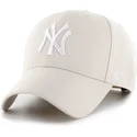 bone-curvo-bege-snapback-mvp-bone-da-new-york-yankees-mlb-da-47-brand