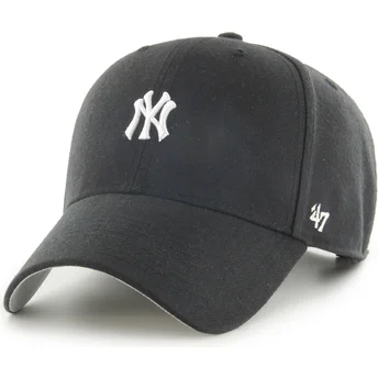 Boné curvo preto snapback MVP Base Runner da New York Yankees MLB da 47 Brand
