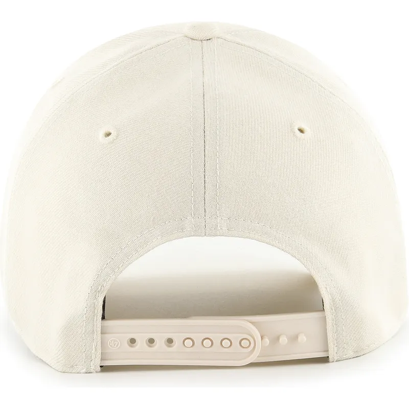 bone-curvo-bege-snapback-com-logo-castanho-mvp-da-new-york-yankees-mlb-da-47-brand