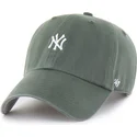 bone-curvo-verde-ajustavel-com-logo-branco-clean-up-base-runner-da-new-york-yankees-mlb-da-47-brand