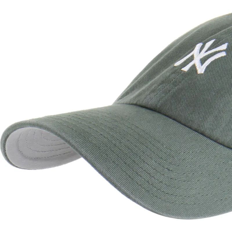 bone-curvo-verde-ajustavel-com-logo-branco-clean-up-base-runner-da-new-york-yankees-mlb-da-47-brand