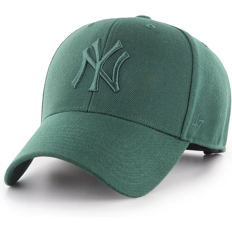 bone-curvo-verde-snapback-com-logo-verde-mvp-da-new-york-yankees-mlb-da-47-brand