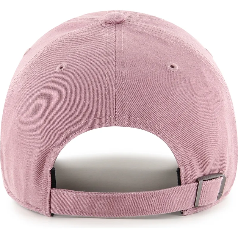 bone-curvo-rosa-ajustavel-clean-up-base-runner-mini-logo-da-new-york-yankees-mlb-da-47-brand