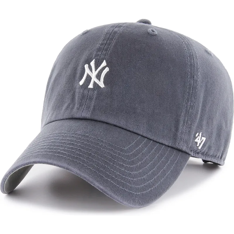 bone-curvo-azul-marinho-ajustavel-clean-up-base-runner-vintage-da-new-york-yankees-mlb-da-47-brand