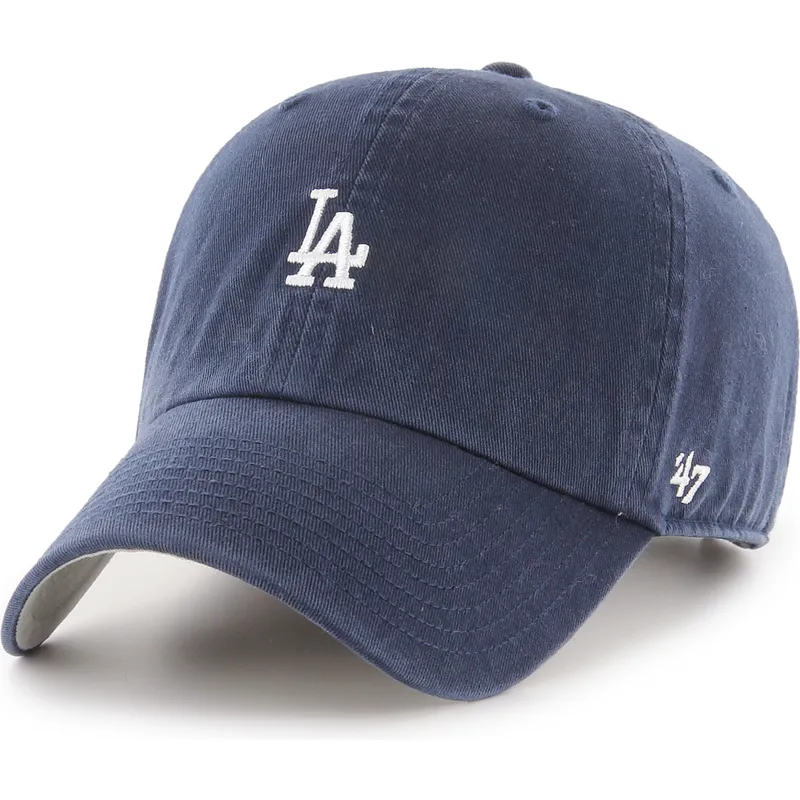 bone-curvo-azul-marinho-ajustavel-clean-up-base-runner-da-los-angeles-dodgers-mlb-da-47-brand