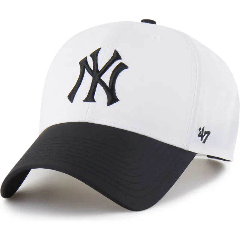 bone-curvo-branco-e-preto-snapback-mvp-brrr-two-tone-da-new-york-yankees-mlb-da-47-brand