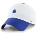 bone-curvo-branco-e-azul-ajustavel-clean-up-vista-mini-two-tone-da-los-angeles-dodgers-mlb-da-47-brand