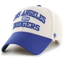 bone-curvo-bege-e-azul-ajustavel-mvp-broke-line-da-los-angeles-dodgers-mlb-da-47-brand