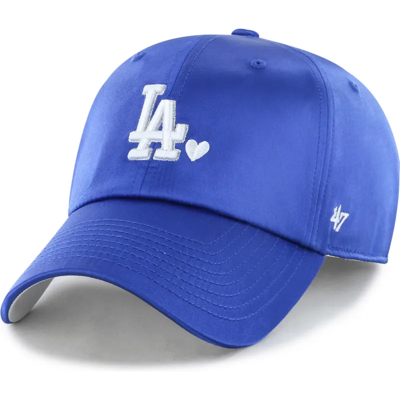 bone-curvo-azul-ajustavel-clean-up-with-love-da-los-angeles-dodgers-mlb-da-47-brand