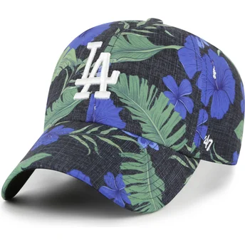 Boné curvo multicolor ajustável Clean Up Beach Side da Los Angeles Dodgers MLB da 47 Brand