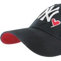 bone-curvo-preto-ajustavel-clean-up-heart-icon-da-new-york-yankees-mlb-da-47-brand