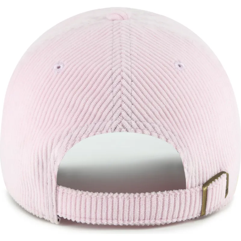 bone-curvo-rosa-ajustavel-clean-up-cord-base-runner-da-new-york-yankees-mlb-da-47-brand