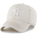 bone-curvo-bege-ajustavel-clean-up-weathered-mojave-da-new-york-yankees-mlb-da-47-brand