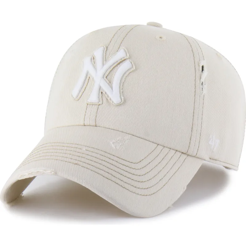 bone-curvo-bege-ajustavel-clean-up-weathered-mojave-da-new-york-yankees-mlb-da-47-brand