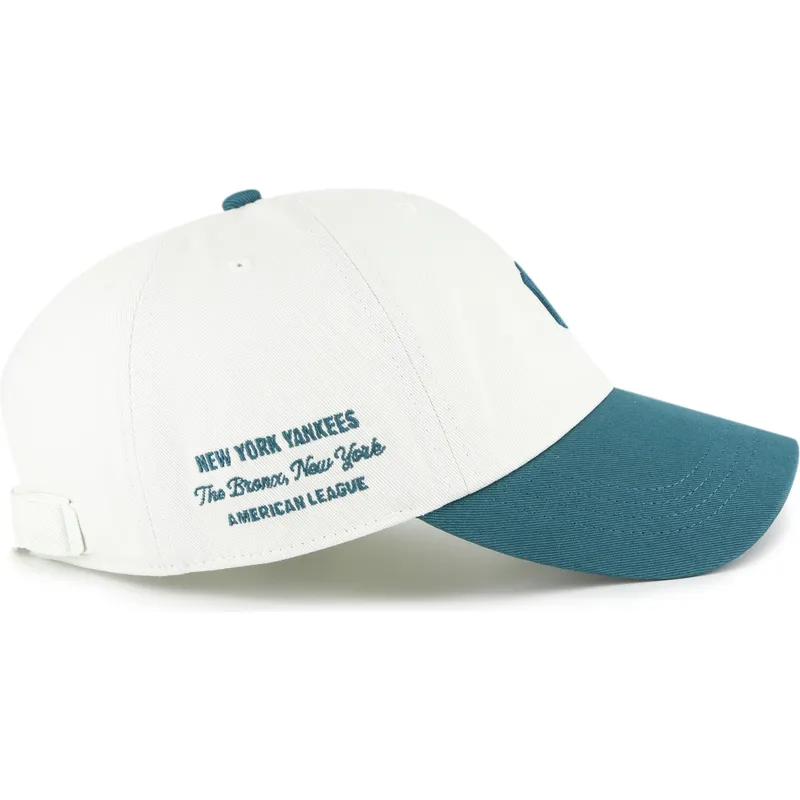 bone-curvo-bege-e-verde-ajustavel-clean-up-contemporary-two-tone-da-new-york-yankees-mlb-da-47-brand