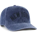 bone-curvo-azul-marinho-snapback-hitch-reclaim-rusted-da-new-york-yankees-mlb-da-47-brand