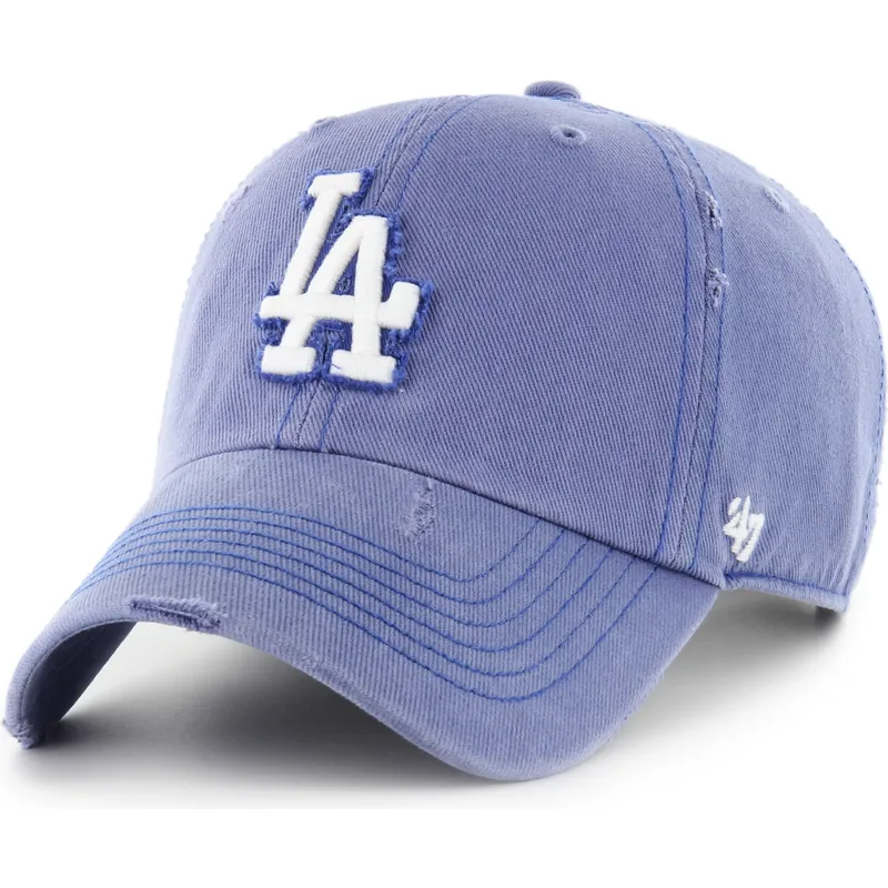 bone-curvo-azul-ajustavel-clean-up-weathered-thrift-da-los-angeles-dodgers-mlb-da-47-brand