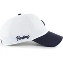 bone-curvo-branco-e-azul-marinho-ajustavel-clean-up-vista-mini-two-tone-da-new-york-yankees-mlb-da-47-brand