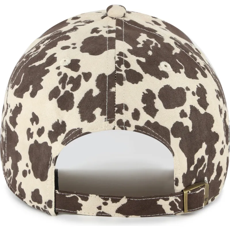 bone-curvo-castanho-ajustavel-com-logo-castanho-clean-up-bessie-da-los-angeles-dodgers-mlb-da-47-brand