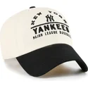 bone-curvo-bege-e-preto-ajustavel-clean-up-windham-da-new-york-yankees-mlb-da-47-brand