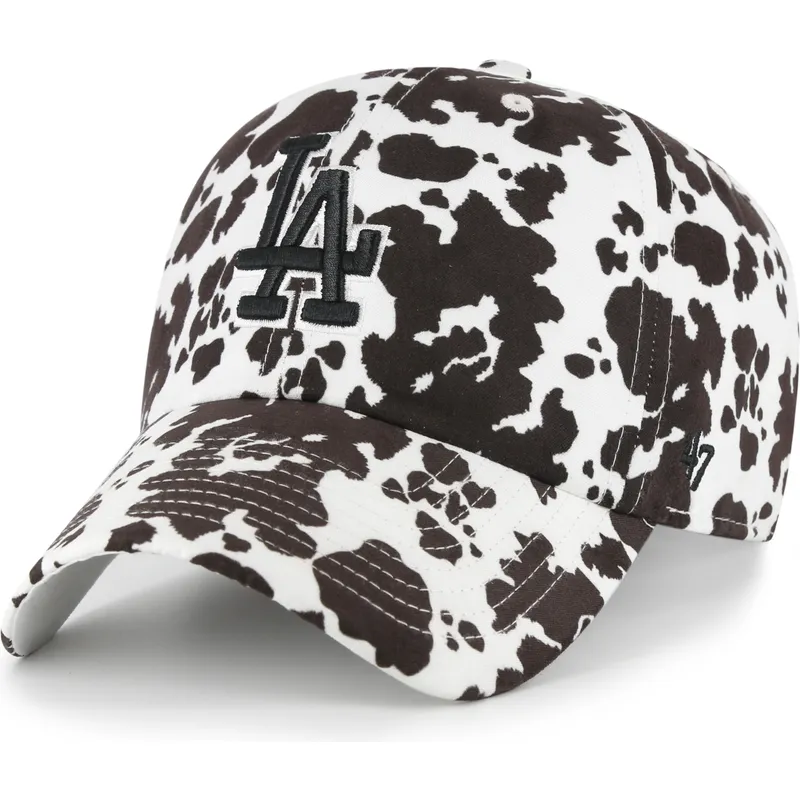 bone-curvo-branco-ajustavel-clean-up-bessie-da-los-angeles-dodgers-mlb-da-47-brand