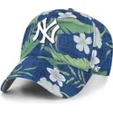 bone-curvo-azul-marinho-ajustavel-clean-up-beach-side-da-new-york-yankees-mlb-da-47-brand