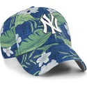 bone-curvo-azul-marinho-ajustavel-clean-up-beach-side-da-new-york-yankees-mlb-da-47-brand