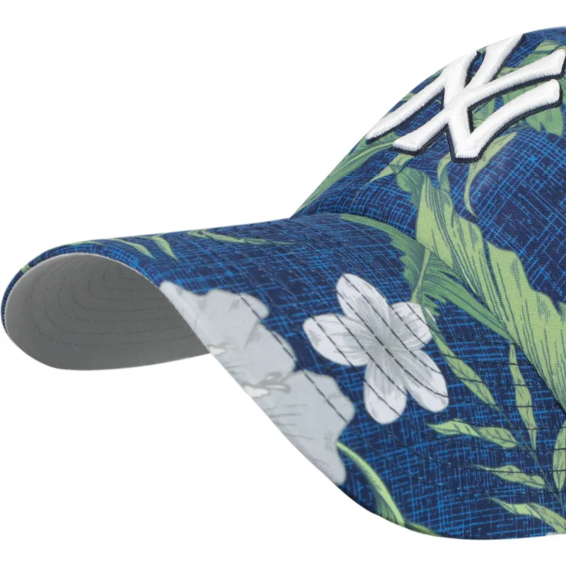 bone-curvo-azul-marinho-ajustavel-clean-up-beach-side-da-new-york-yankees-mlb-da-47-brand