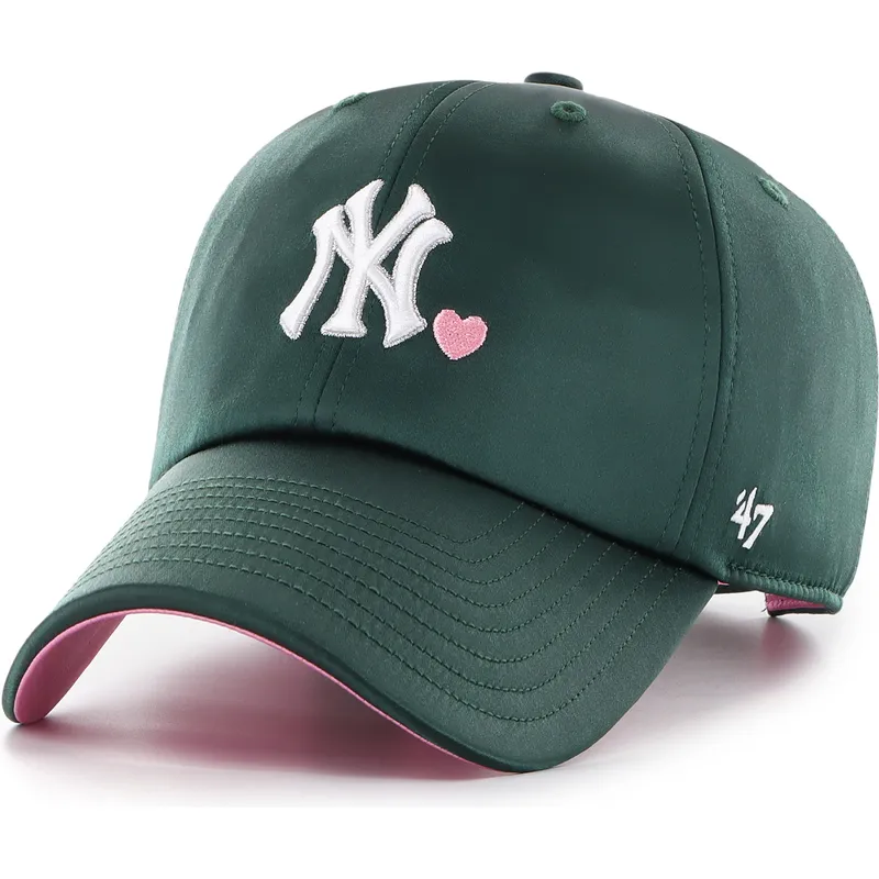 bone-curvo-verde-ajustavel-clean-up-with-love-da-new-york-yankees-mlb-da-47-brand