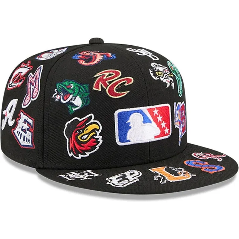 bone-plano-preto-justo-59fifty-all-over-da-milb-da-new-era
