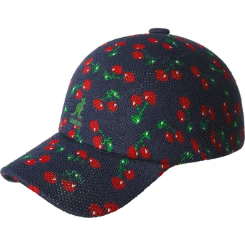Boné curvo azul marinho ajustável Cherry Spacecap da Kangol