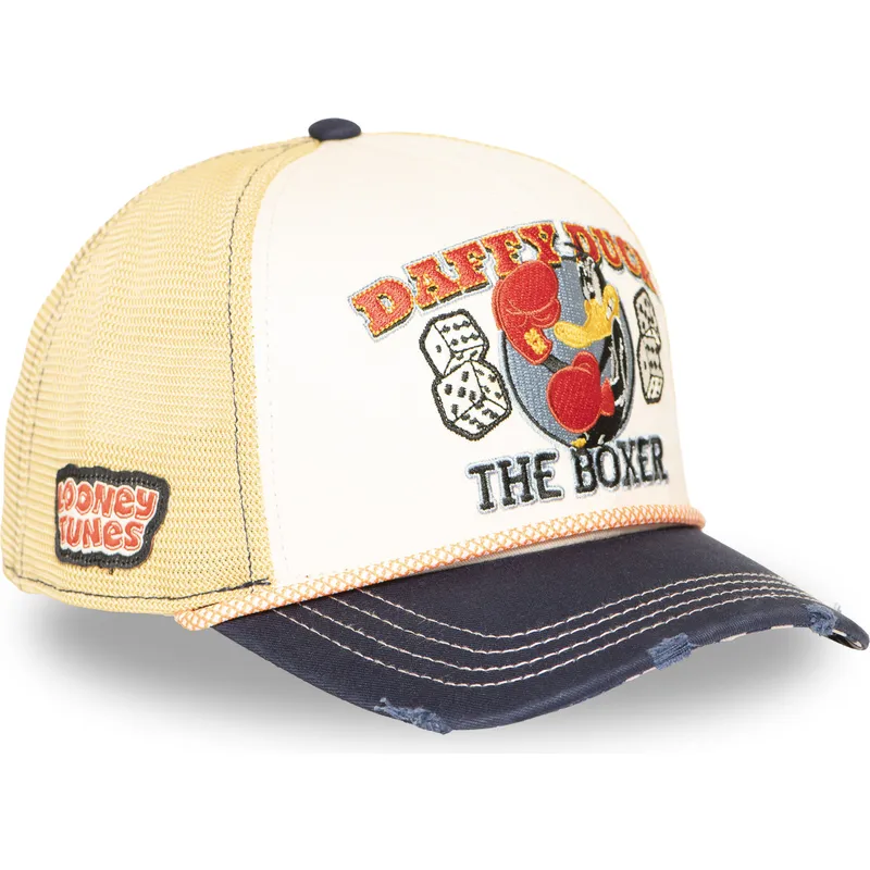 bone-trucker-bege-e-azul-marinho-patolino-loo13-pcsmcbb-looney-tunes-da-capslab
