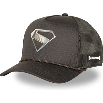 Boné trucker preto Superman DC12 PCTHOLOB DC Comics da Capslab