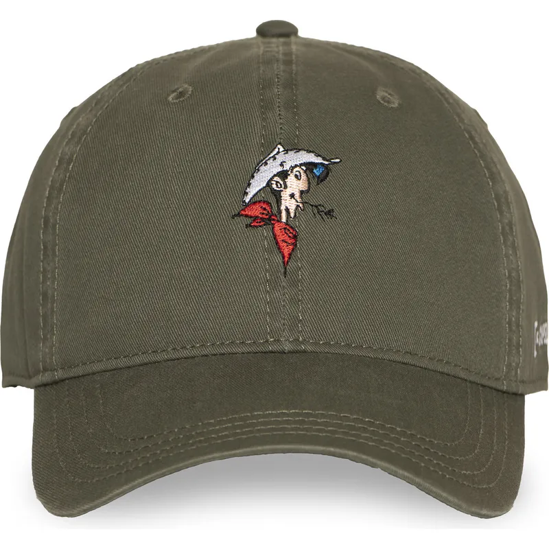 bone-curvo-verde-ajustavel-lucky-luke-lck3-heab-da-capslab