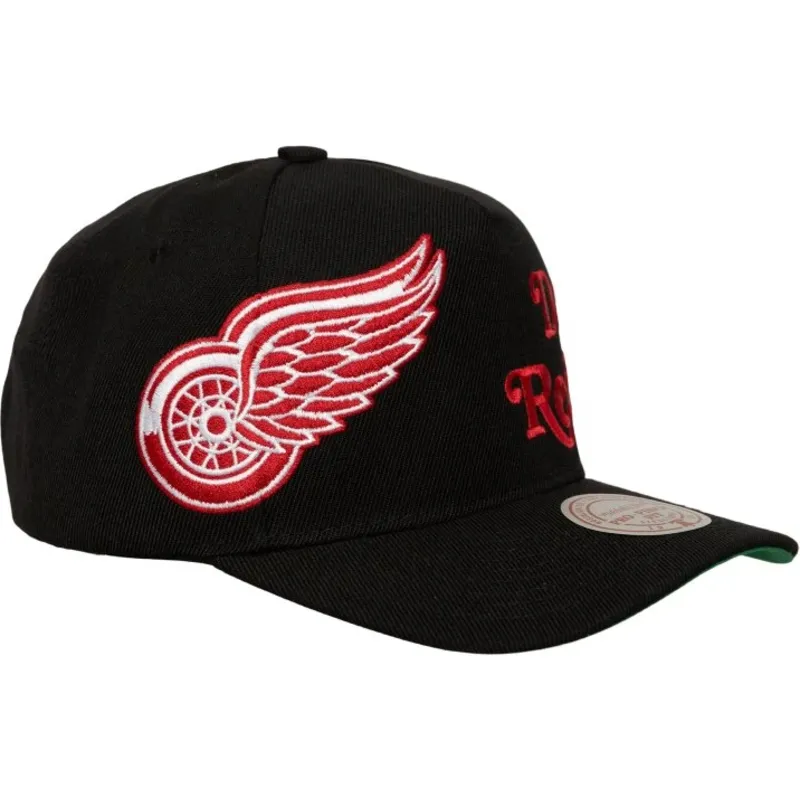 bone-curvo-preto-snapback-busted-pro-da-detroit-red-wings-nhl-da-mitchell-ness
